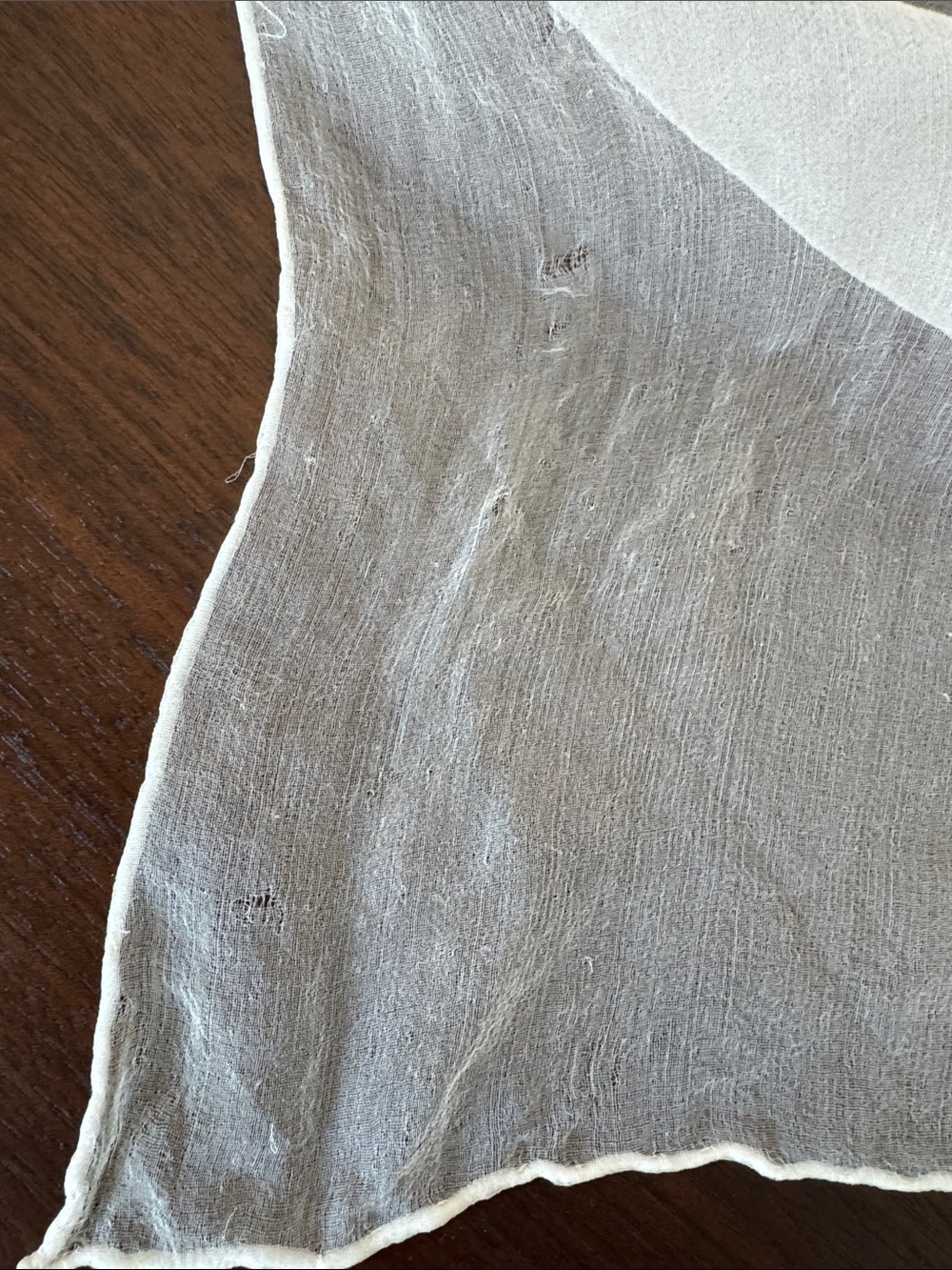 100% SILK SCARF ITALY PINK WHITE OMBRÉ ≈70”x19” SHEER VINTAGE Y2K ITALIAN WRAP - Picture 9 of 16